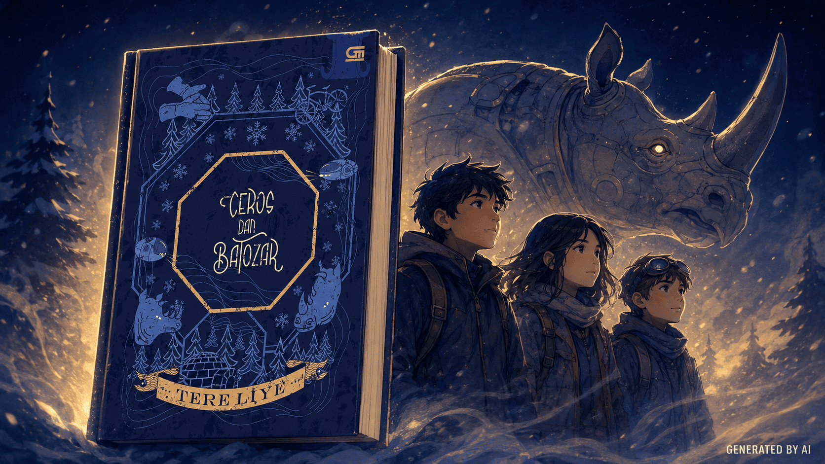 Ketika Monster Bukan Lagi Sekadar Musuh: Resensi Novel “Ceros dan Batozar” Karya Tere Liye